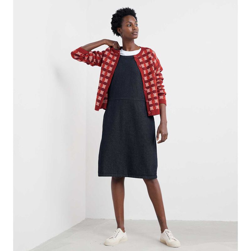 Seasalt Cornwall Kensa Cardigan - Circlet Deep Rust Chalk image number 3